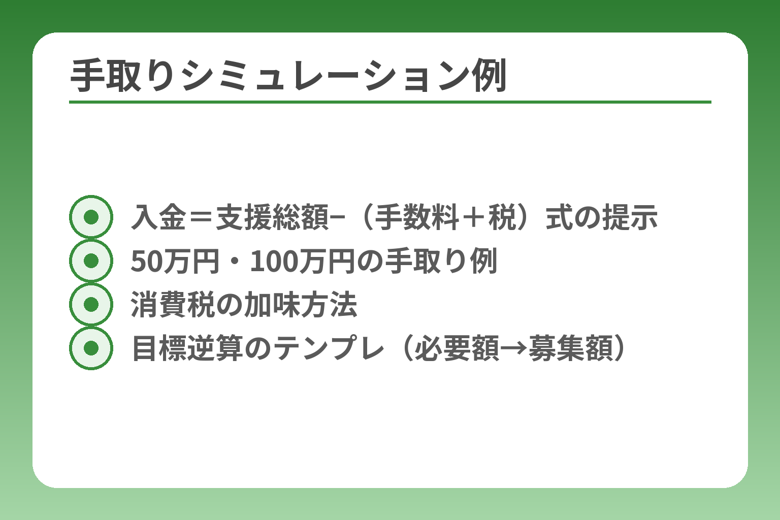 手取りシミュレーション例