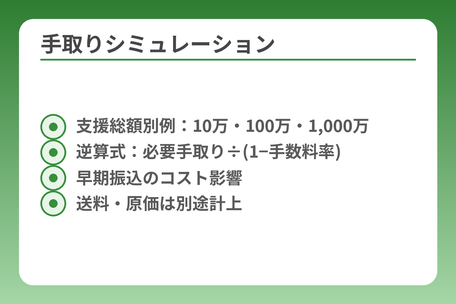 手取りシミュレーション