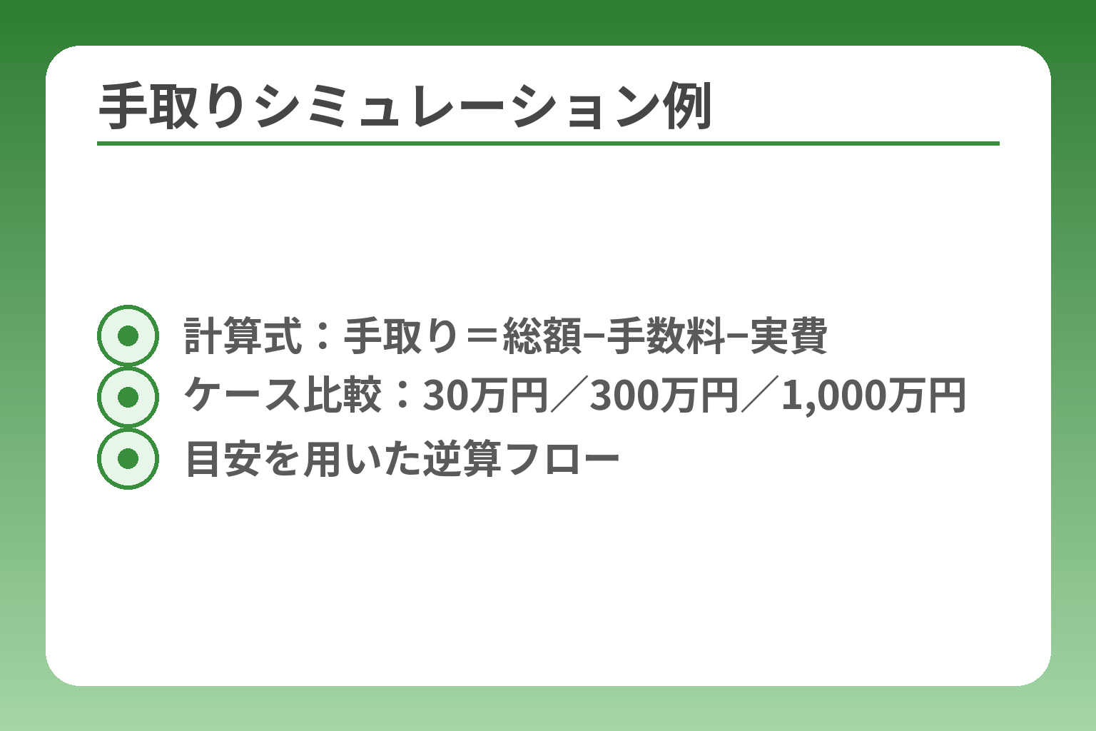手取りシミュレーション例