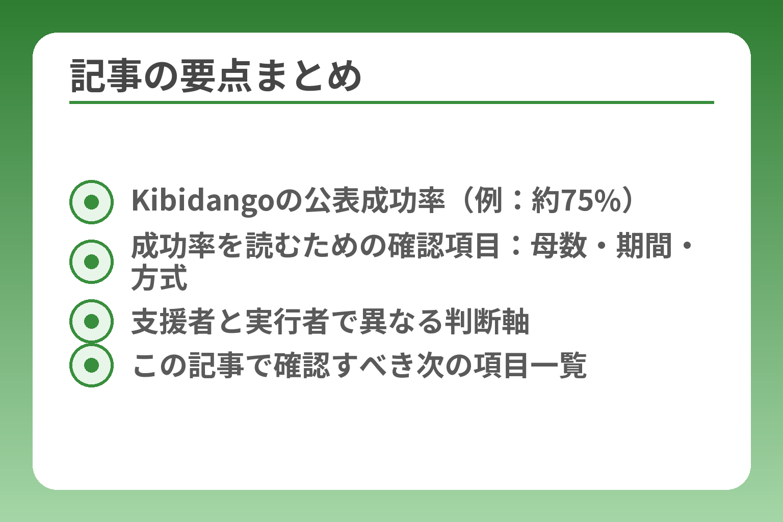 記事の要点まとめ