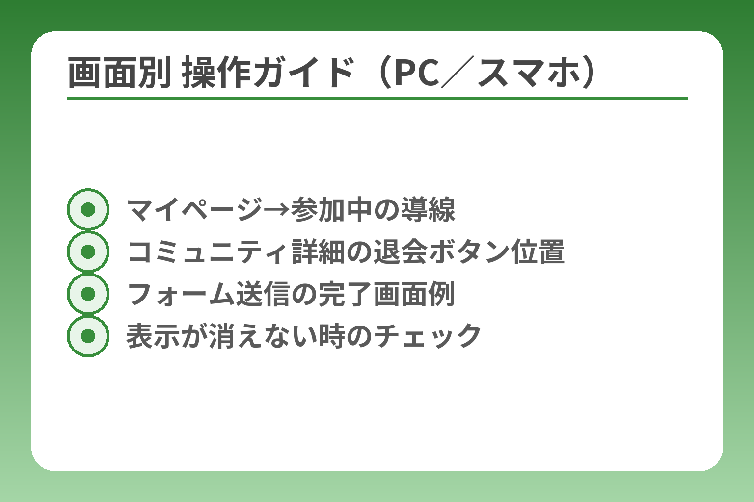 画面別 操作ガイド（PC／スマホ）