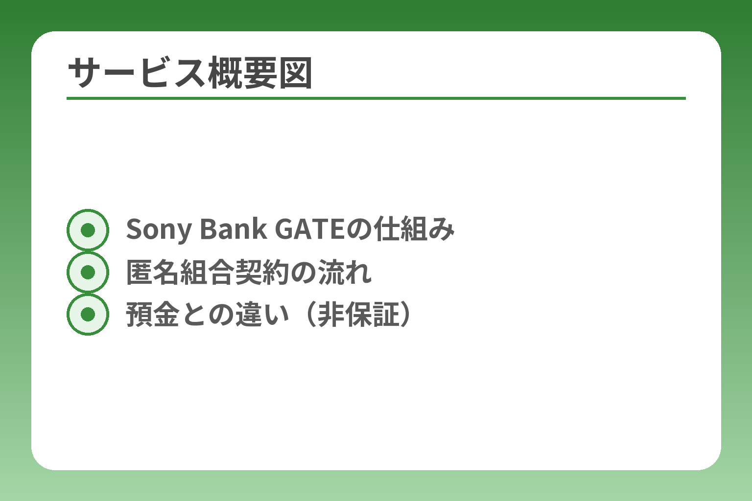 サービス概要図