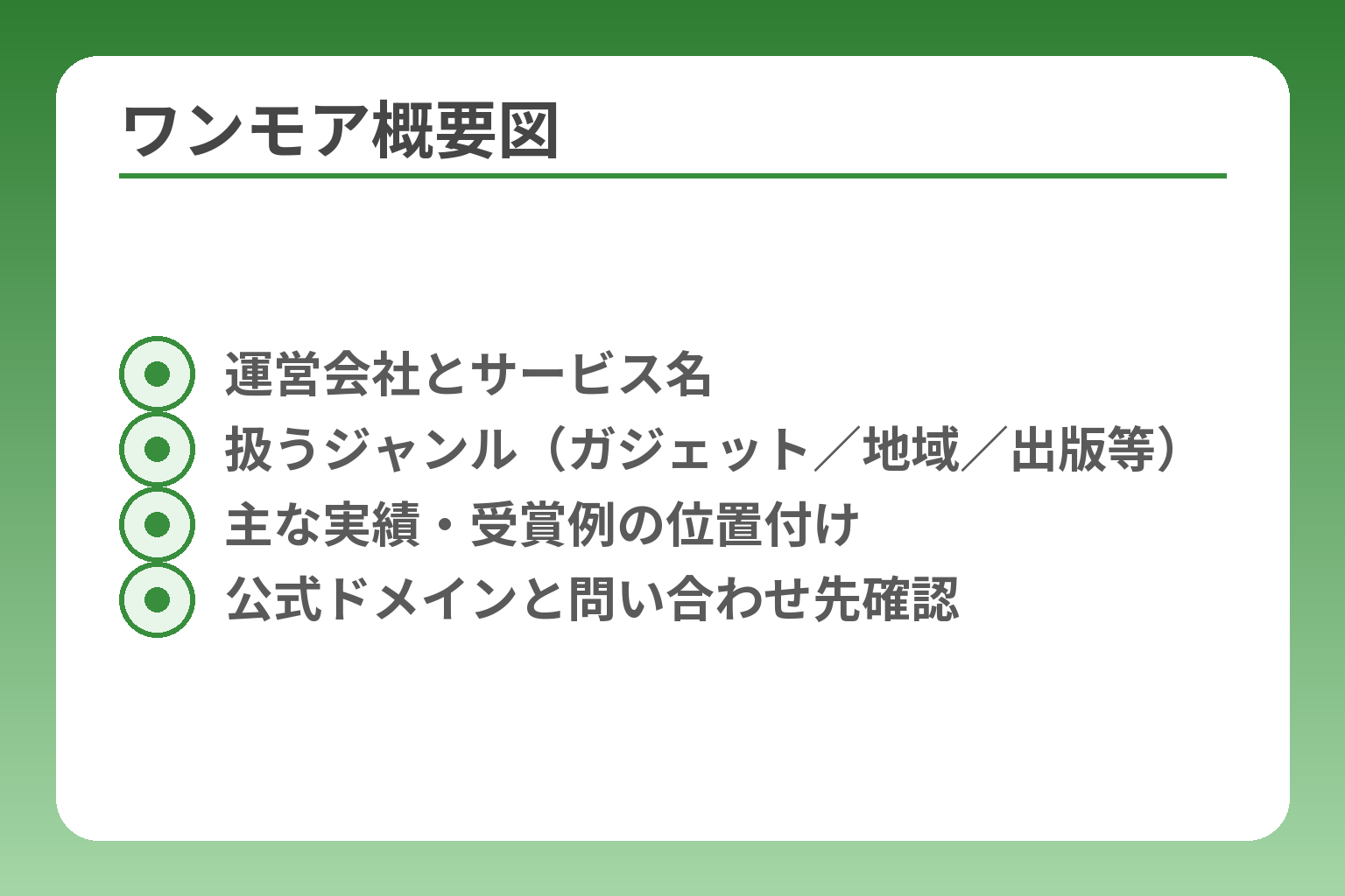 ワンモア概要図