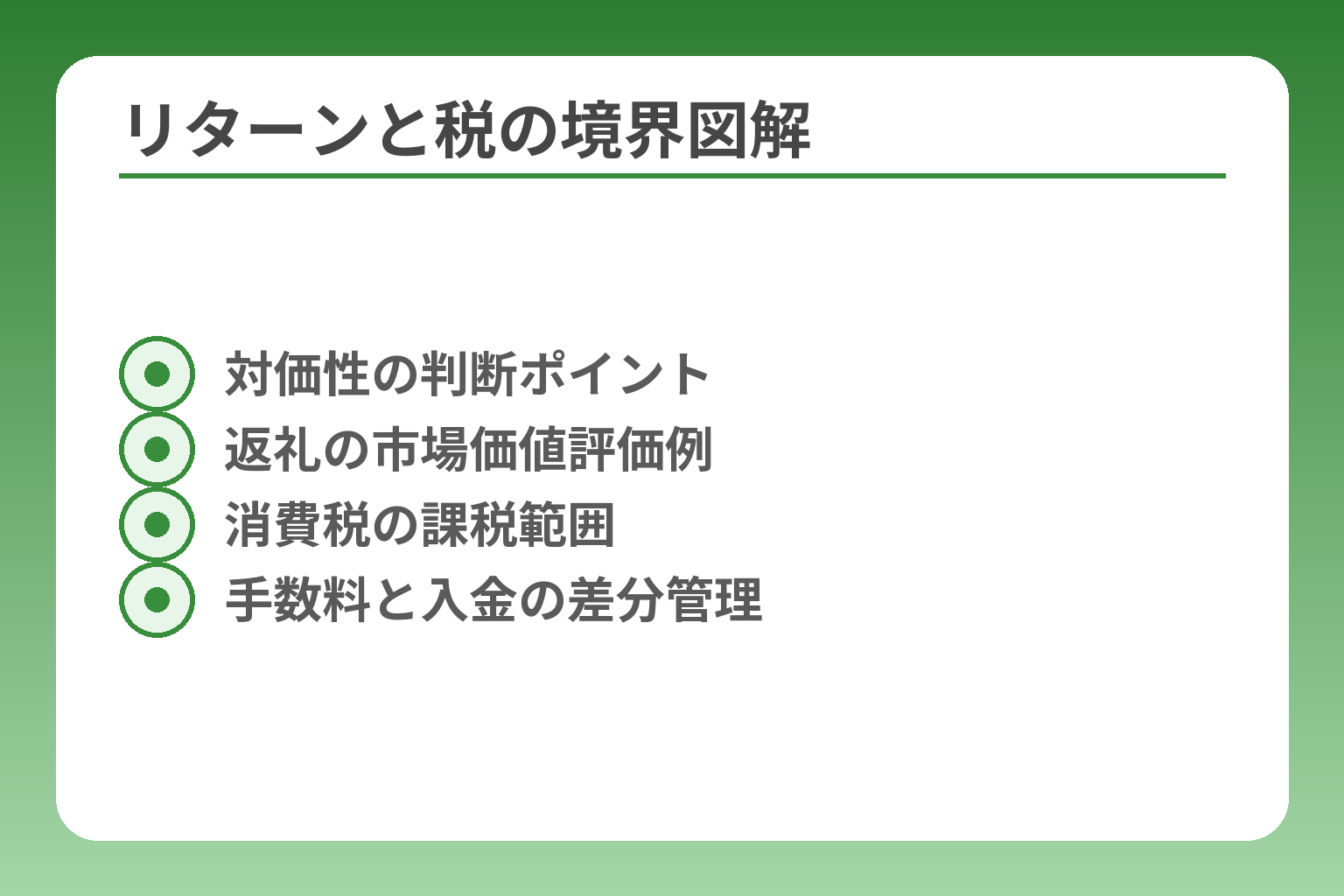 リターンと税の境界図解